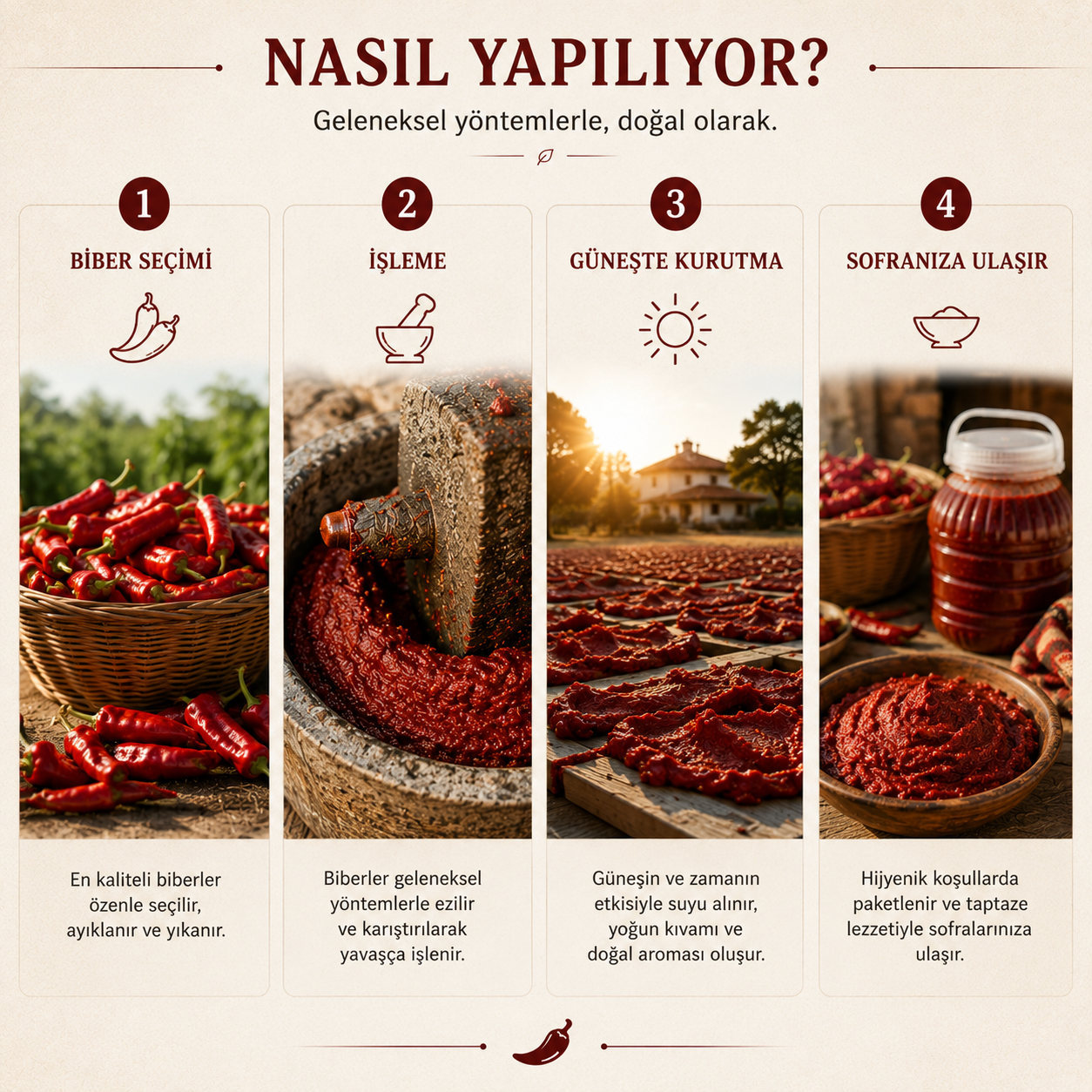 Gaziantep Usulü Ev Tipi Salça