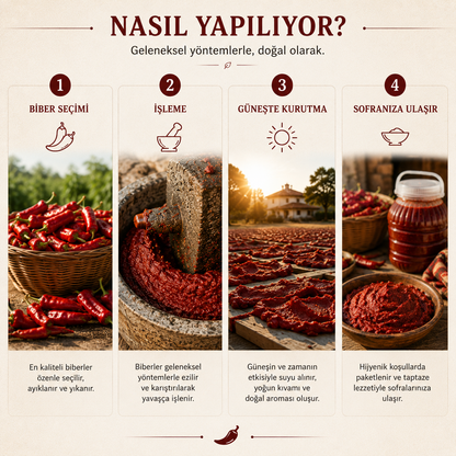Gaziantep Usulü Ev Tipi Salça