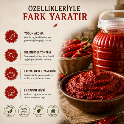 Gaziantep Usulü Ev Tipi Salça