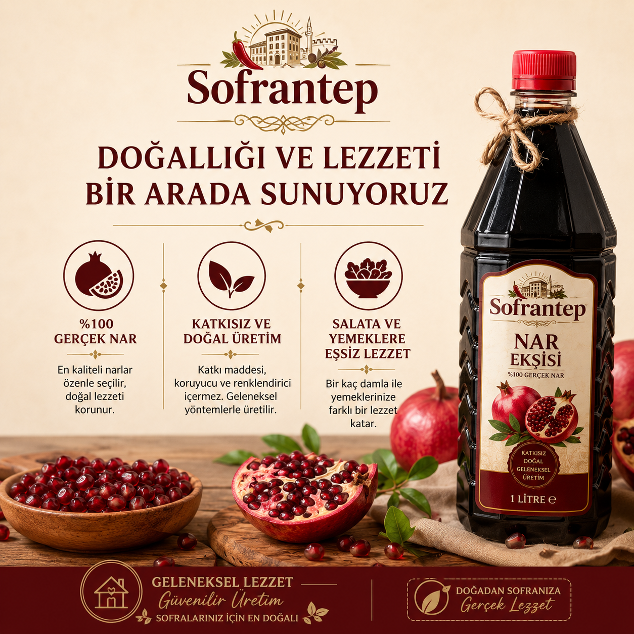 Bir Kaşıkta Gerçek Nar Lezzeti