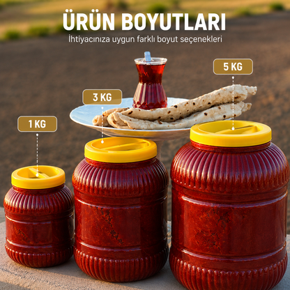 Güneşte Hazırlanan Yoğun Kıvamlı Antep Salçası