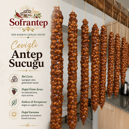 Bol Cevizli Antep Sucuğu
