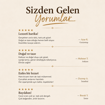 Bol Cevizli Antep Sucuğu